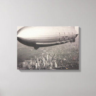 New York Zeppelin Canvastryck