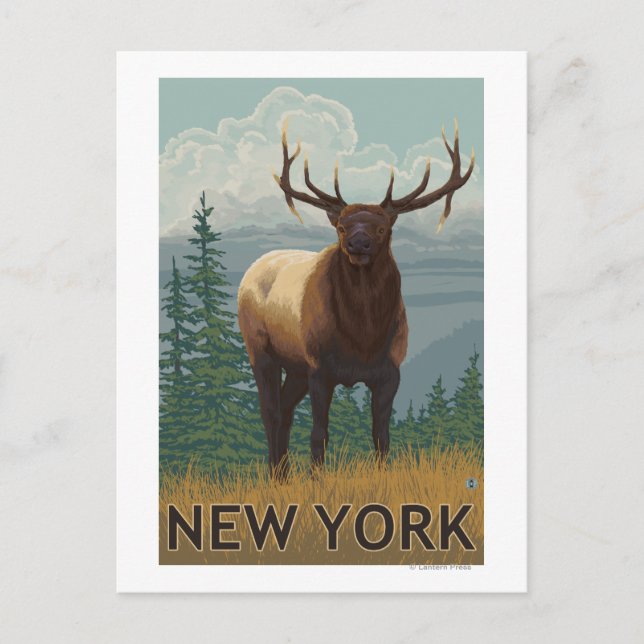 New Yorkälg scen Vykort (Framsida)