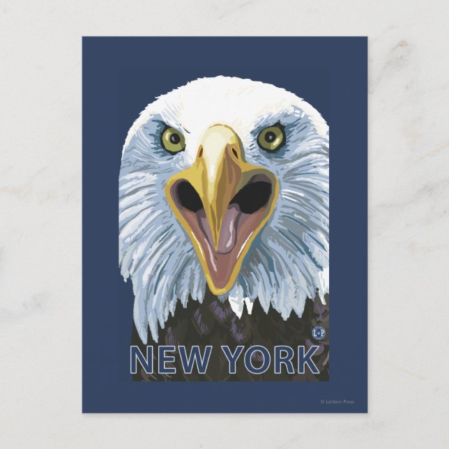 New YorkEagle uppåt nära Vykort (Framsida)