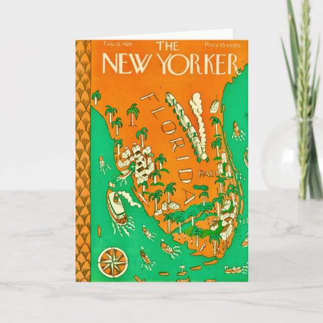 New Yorker Cover Februari 1926 Note Card Tack Kort (Framsida)