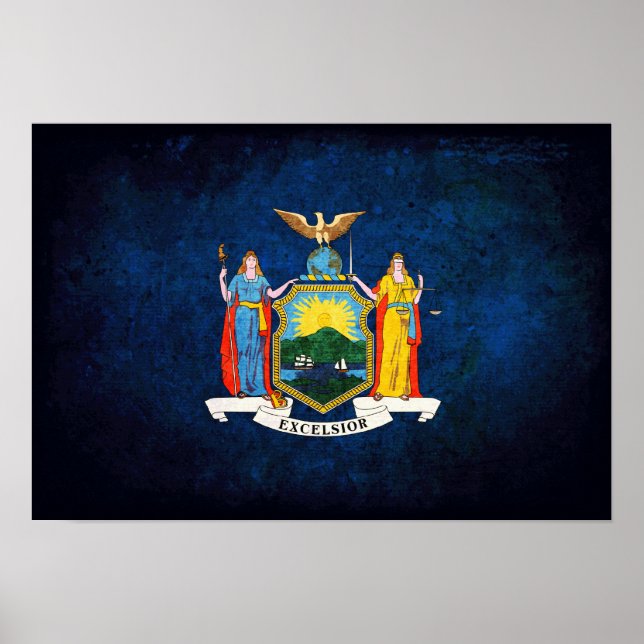 New Yorker Flagga Poster (Framsidan)