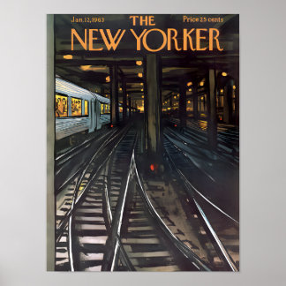 New Yorker Januari 12:e, 1963 Poster