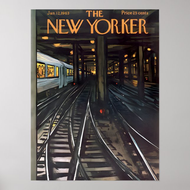 New Yorker Januari 12:e, 1963 Poster (Framsidan)