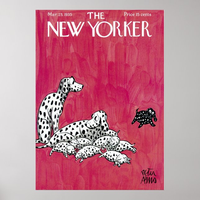NEW YORKER MAGAZINE 1935 POSTER (Framsidan)