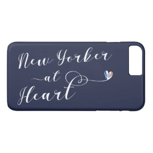 New Yorker på Heart Mobile Phone Case