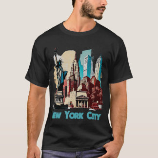 New Yorker Pride New Landmarks NYC Souvenir New Yo T Shirt