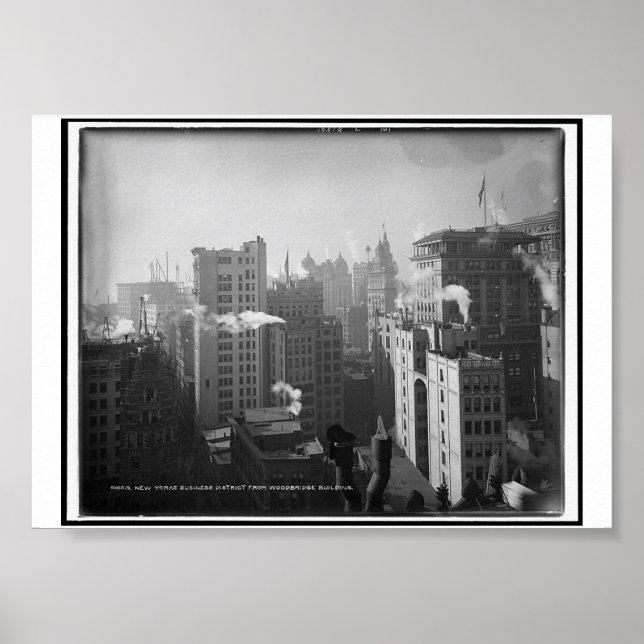 New Yorks affärsdistrikt, Woodbridge Byggnad Poster (Framsidan)