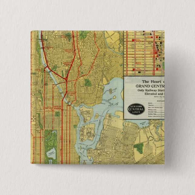 New Yorks hjärta Knapp (Framsida)