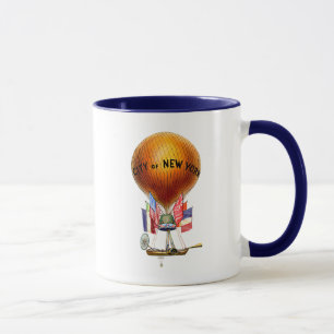 New Yorks Luftballong Mugg