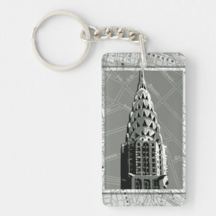 New Yorks rutter med Empire state Byggande