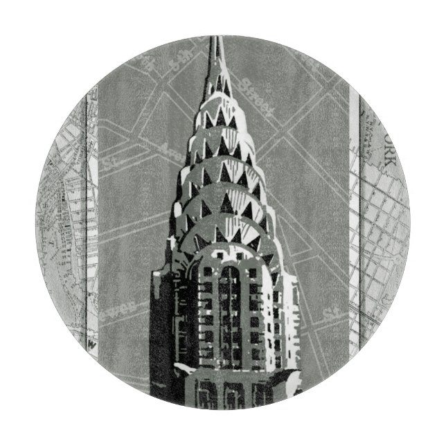 New Yorks rutter med Empire state Byggande (Framsidan)