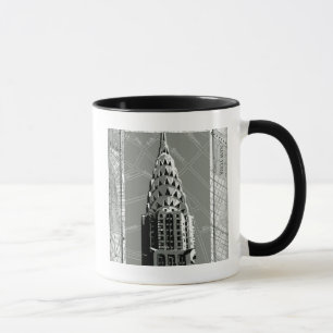 New Yorks rutter med Empire state Byggande Mugg