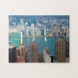 New Yorks siluett. Pussel