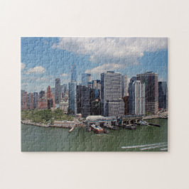New Yorks siluett. Pussel