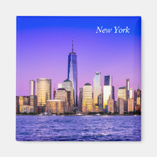 New Yorks stadsskylt Magnet