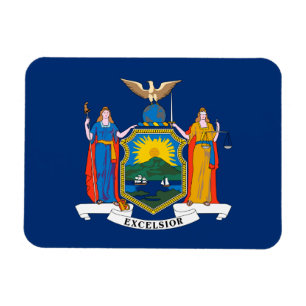 New Yorks statsflagga Magnet