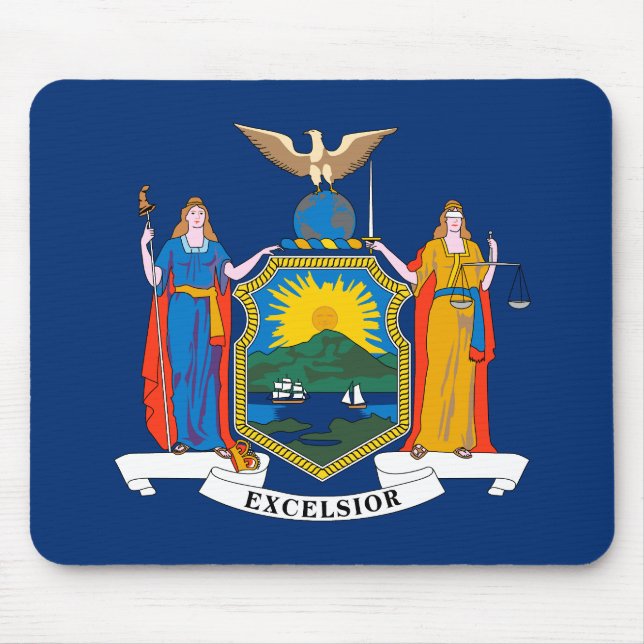 New Yorks statsflagga Musmatta (Framsidan)