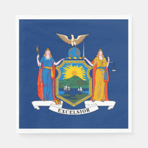 New Yorks statsflagga Pappersservett