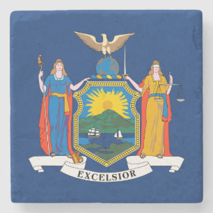 New Yorks statsflagga Stenunderlägg
