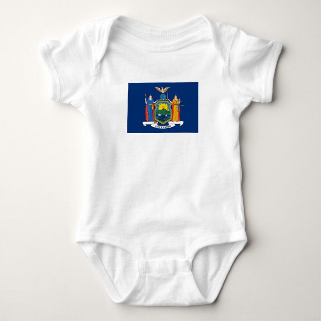 New Yorks statsflagga T Shirt (Framsida)