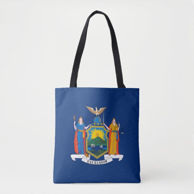 New Yorks statsflagga Tygkasse (Framsida)