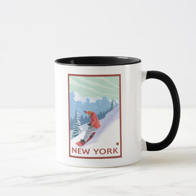 New YorkSnowboarder Scene Mugg (Höger)