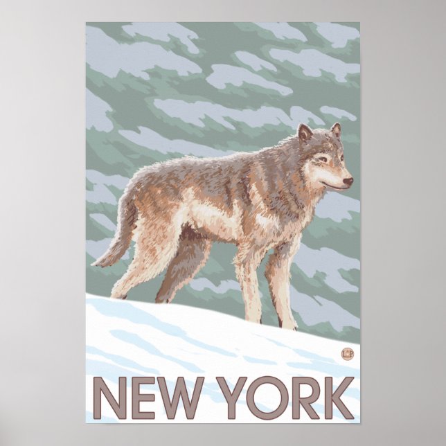 New YorkWolf Scene Poster (Framsidan)