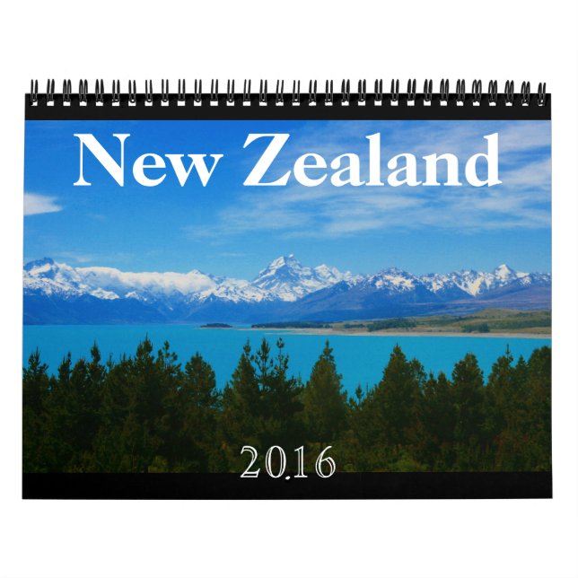 New Zealand 2016 Kalender (Omslag)