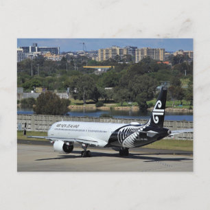 New Zealand Airlines Kia Ora Helg Vykort
