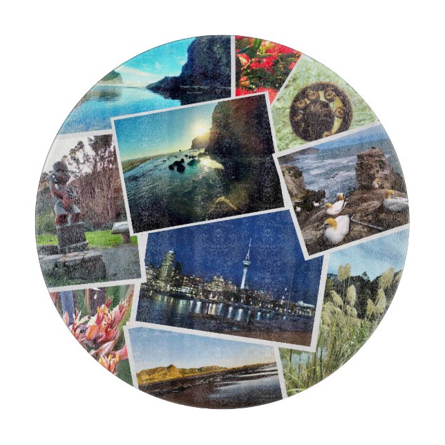 New Zealand Anpassningsbar Photo Collage (Framsidan)