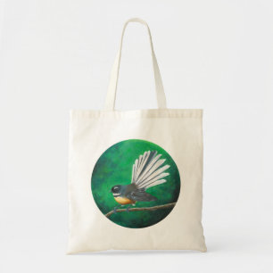 New Zealand fantail bird (piwakawaka) - Tote Bag Tygkasse