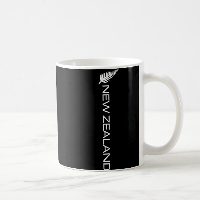 New Zealand Fern Flag Athletic Srts Vertical Style Kaffemugg (Höger)