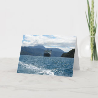 New Zealand Ferry Everday Greeting Card Kort