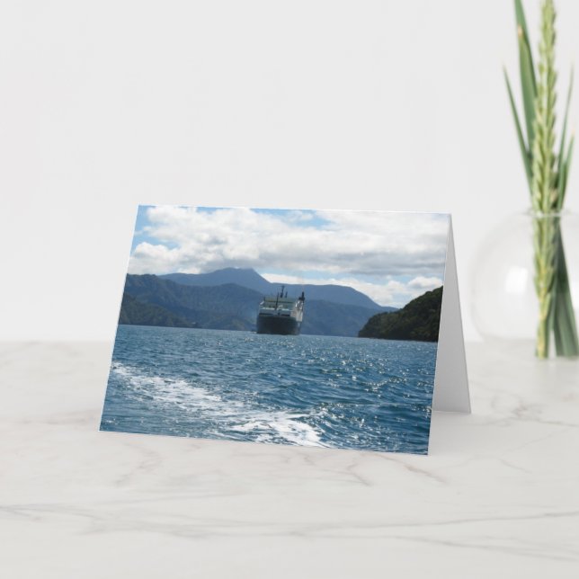 New Zealand Ferry Everday Greeting Card Kort (Framsida)