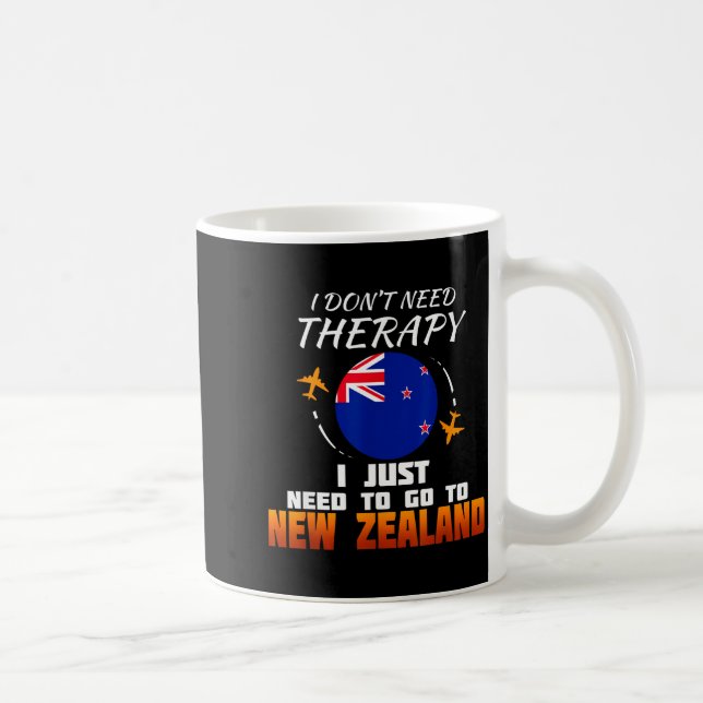 New Zealand Flag I Vacation I Funny New Zealand  Kaffemugg (Höger)