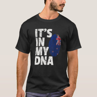 New Zealand Flagga IT's IN MY DNA jul Gift Cou T Shirt