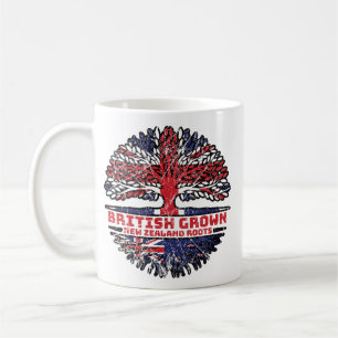 New Zealand Förenade kungariket British Träd Roots Kaffemugg