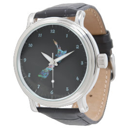 NEW ZEALAND KARTA PAUA WATCH ARMBANDSUR