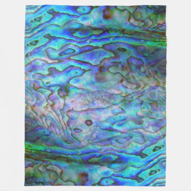 NEW ZEALAND KIWI PAUA FLEECE BLANKET (Framsidan)