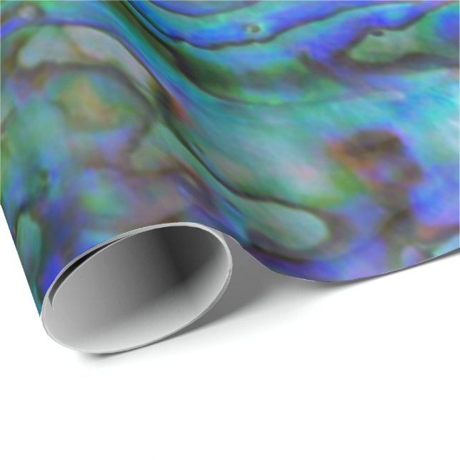 NEW ZEALAND KIWI PAUA PRESENTPAPPER (Rullad Hörn)