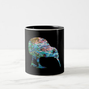 NEW ZEALAND KIWI PAUA Två-Tonad MUGG