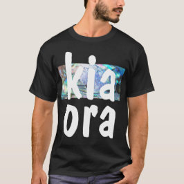 NEW ZEALAND KIWIANA PAUA KIA ORA MAORI NZ KIWI T SHIRT