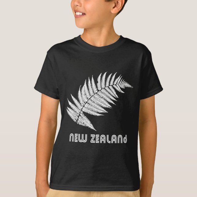 New Zealand Long Sleeve  T Shirt (Framsida)