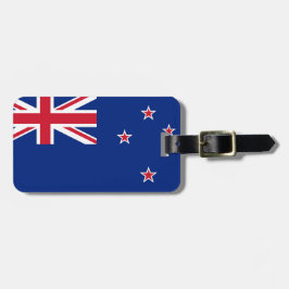 New Zealand Luggage Tag Bagagebricka