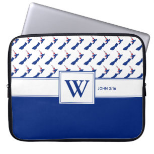 NEW ZEALAND Monogram Laptop Fodral