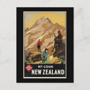 New Zealand Mount Cook Vykort