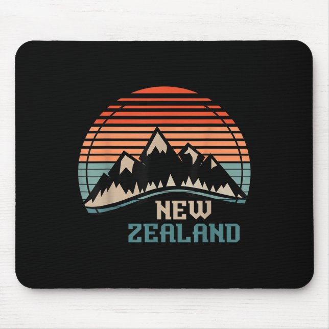 New Zealand Mountain Hiking Gift New Zealand  Musmatta (Framsidan)