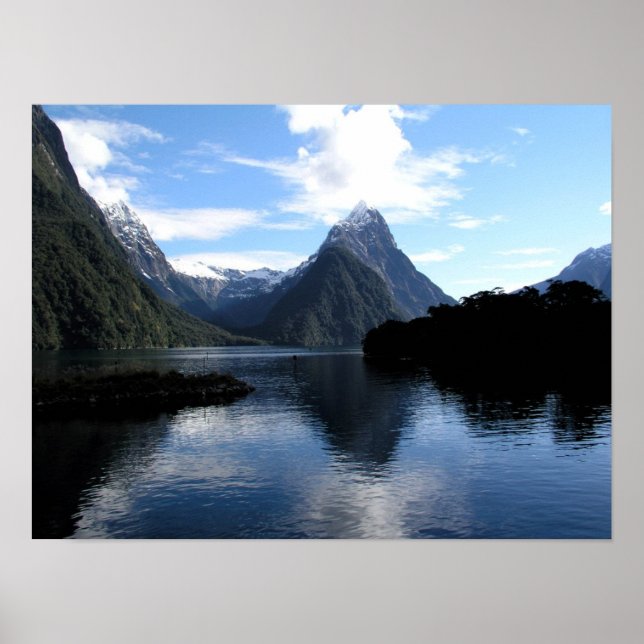 New Zealand Mountain Poster (Framsidan)