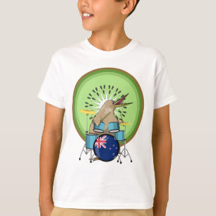 New Zealand Music Kiwi trumummer T Shirt