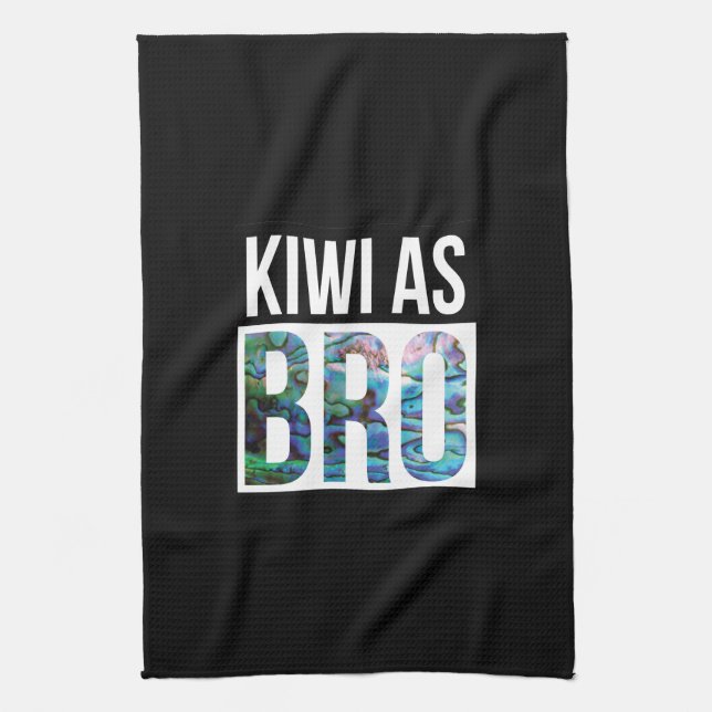 NEW ZEALAND PAUA KIWI AS BRO KÖKSHANDDUK (Vertikal)